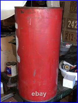 Pate Motor Oil Vtg Shop Container 1930s 40s Very Rare 15 Gallon Brass Milwaukee