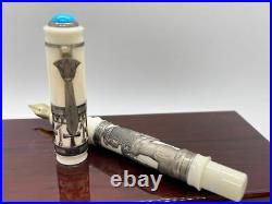 Paul Rossi No. 9 Cleopatra Sterling Overlay Very Rare Fountain Pen