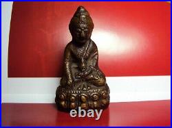 Phra Kring Small Buddha Brass Status Very Rare