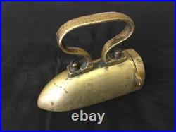 Primative Brass German Sad Iron Mid 1800's Hand Made (Very Rare)