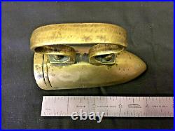 Primative Brass German Sad Iron Mid 1800's Hand Made (Very Rare)