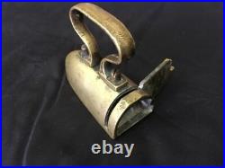 Primative Brass German Sad Iron Mid 1800's Hand Made (Very Rare)