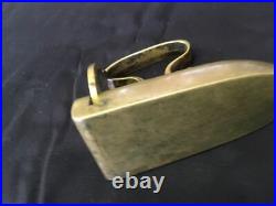 Primative Brass German Sad Iron Mid 1800's Hand Made (Very Rare)