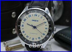 RAKETA Antarctic 24 hours VERY Rare Mechanical Men's Wristwatch polar 2623H