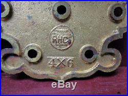 RARE ANTIQUE READING HARDWARE WINDSOR VERY HEAVY CAST BRASS 4 x 6 HINGES #0