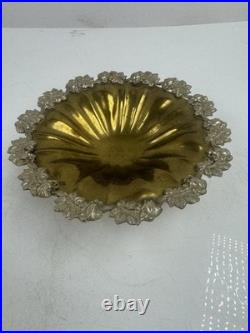 RARE Antique Detailed Vintage Italian Brass Trinket Dish- Very Unique