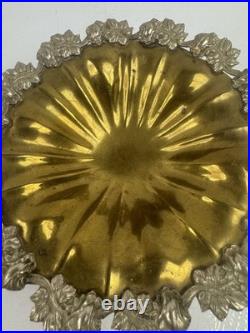 RARE Antique Detailed Vintage Italian Brass Trinket Dish- Very Unique