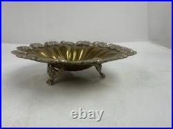 RARE Antique Detailed Vintage Italian Brass Trinket Dish- Very Unique