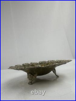 RARE Antique Detailed Vintage Italian Brass Trinket Dish- Very Unique
