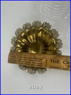 RARE Antique Detailed Vintage Italian Brass Trinket Dish- Very Unique