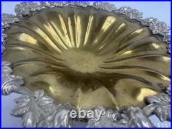 RARE Antique Detailed Vintage Italian Brass Trinket Dish- Very Unique