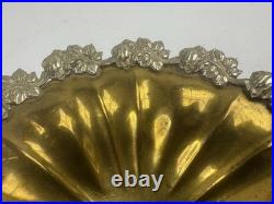 RARE Antique Detailed Vintage Italian Brass Trinket Dish- Very Unique