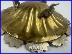 RARE Antique Detailed Vintage Italian Brass Trinket Dish- Very Unique