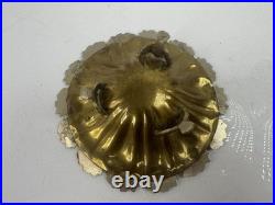 RARE Antique Detailed Vintage Italian Brass Trinket Dish- Very Unique