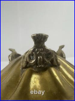 RARE Antique Detailed Vintage Italian Brass Trinket Dish- Very Unique