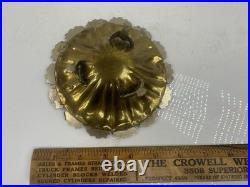 RARE Antique Detailed Vintage Italian Brass Trinket Dish- Very Unique
