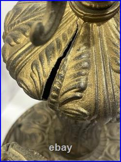 RARE Antique Loevsky Style Hollywood Regency 3 Way Lamp Very Unique Working