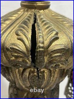 RARE Antique Loevsky Style Hollywood Regency 3 Way Lamp Very Unique Working