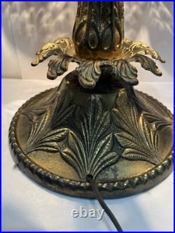 RARE Antique Loevsky Style Hollywood Regency 3 Way Lamp Very Unique Working