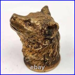 RARE Bronze Bear Head Very Detailed High Quality
