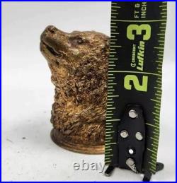 RARE Bronze Bear Head Very Detailed High Quality
