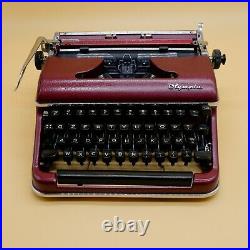 RARE Olympia SM3 Special Wrinkle Paint Burgundy Maroon Very Good Condition