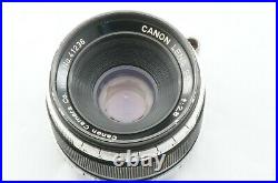 RARE! TESTED / Very Good CANON 35mm f2.8 Leica screw mount L39 LTM From JAPAN