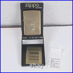 RARE VTG 1988 Camel Joe 75th Birthday Brass Zippo Windproof Lighter VERY NICE