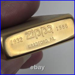 RARE VTG 1988 Camel Joe 75th Birthday Brass Zippo Windproof Lighter VERY NICE