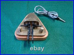 RARE/ Very NICE VIBROPLEX BRASS RACER CW KEY BIN $119.95 SHIPPED