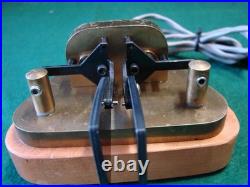 RARE/ Very NICE VIBROPLEX BRASS RACER CW KEY BIN $119.95 SHIPPED