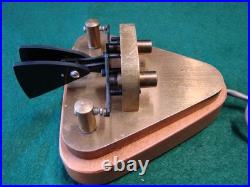 RARE/ Very NICE VIBROPLEX BRASS RACER CW KEY BIN $119.95 SHIPPED