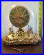 RARE-Very-ORNATE-VINTAGE-KERN-SOHNE-ANNIVERSARY-CLOCK-GLASS-KEY-Brass-WORKS-01-egz