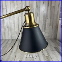 RARE Vintage Brass Fly Fishing Rod Lamp In Excellent Condition Very Heavy