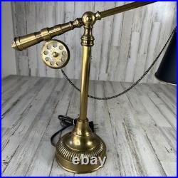 RARE Vintage Brass Fly Fishing Rod Lamp In Excellent Condition Very Heavy