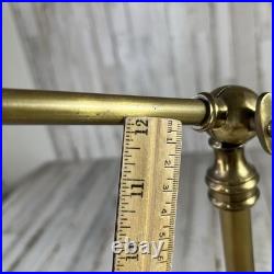 RARE Vintage Brass Fly Fishing Rod Lamp In Excellent Condition Very Heavy