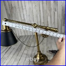 RARE Vintage Brass Fly Fishing Rod Lamp In Excellent Condition Very Heavy