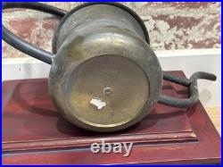 RARE Vintage Mid-Century American Brass Gold Watering Can VERY RARE SHAPE