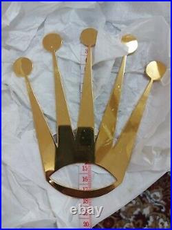 ROLEX Brass Crown Dealer Display very rare big 18cm new old stock