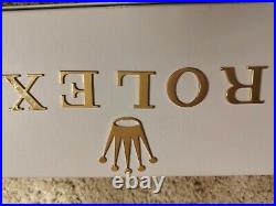 ROLEX Brass Letters & Crown Dealer Display Sign very rare