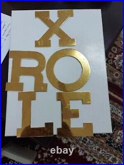 ROLEX Brass Letters Dealer Display Sign very rare big letters new old stock 100%
