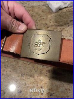 Ralph Lauren Collection Rare Brass Waist Belt & Buckle Very Old! Italy