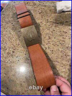 Ralph Lauren Collection Rare Brass Waist Belt & Buckle Very Old! Italy