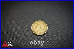 Rare 1937 Brass Three Pence Coin Very Good Condition Fast Free UK Postage