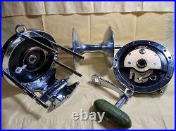 Rare 1960's Black Penn Senator 6/0 114H Fishing Reel withBox & Contents Very Nice