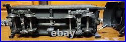 Rare All Nation Pacific Locomotive And Tender O Scale Brass 2 Rail Good Cond