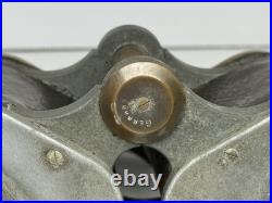 Rare Antique 1927 Pre-WII Carl Zeiss Jena Binoctar 7x50 Binoculars Leather Brass