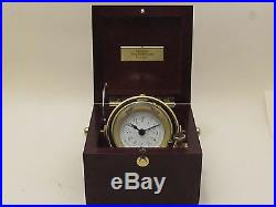 Rare Byron Nelson Golf Classic Wooden & Brass Desk Clock VERY FEW PRODUCED