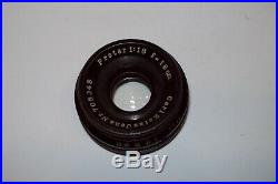 Rare Carl Zeiss Jena Protar 18cm F18 (180mm) Very Clean Small Functional Lens