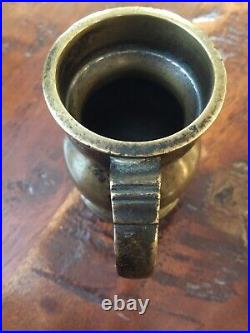 Rare English Brewriana Piece Brass Gill (Jill) Very Old 2 Inscribed Loyds Read